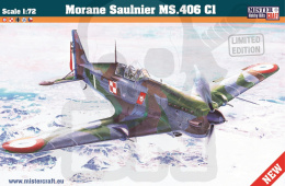 Mistercraft D-206 Morane Saulnier MS.406 CI 1:72