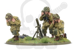BOLT ACTION US Airborne Medium Mortar Team amerykański moździeż