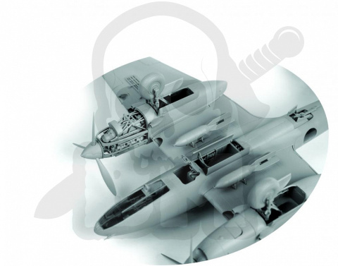 1:48 Soviet dive bombe Petlyakov Pe-2