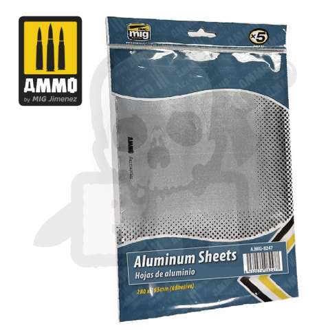 Ammo Mig 8247 Aluminium Sheets 280x195 mm
