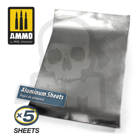 Ammo Mig 8247 Aluminium Sheets 280x195 mm