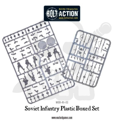 Soviet Infantry - rosyjscy żołnierze 8 szt. II wojna