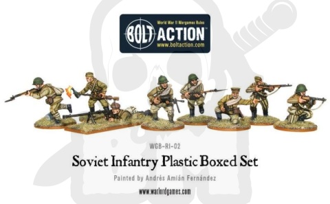 Soviet Infantry - rosyjscy żołnierze 16 szt. II wojna