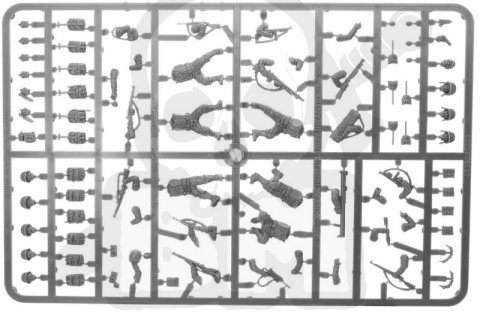 US Infantry - WWII American GIs - amerykańska piechota - 6 szt.