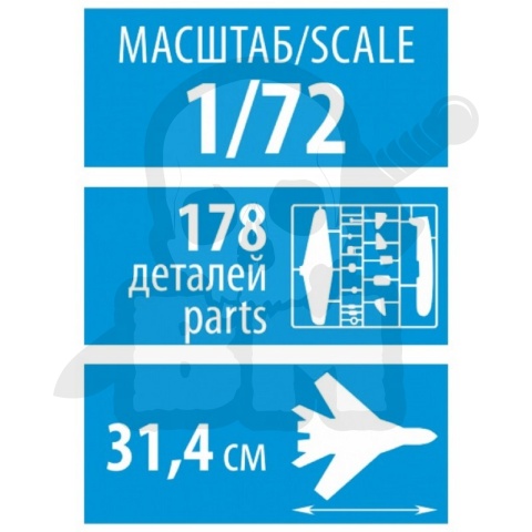 1:72 Sukhoi Su-27UB Flanker-C