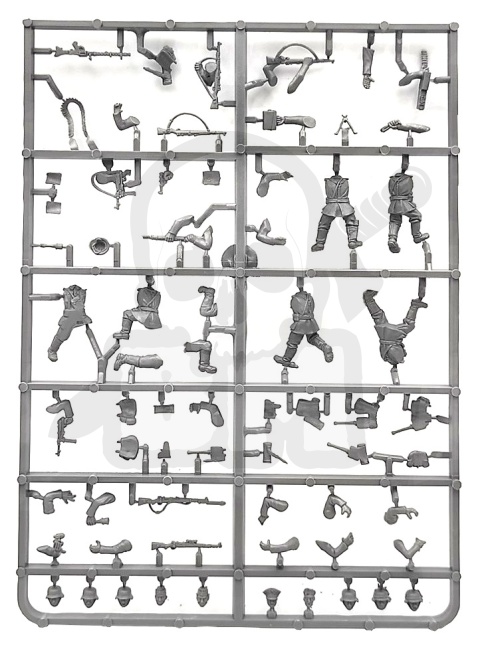 BOLT ACTION German Pioniers - niemieccy żołnierze - 6 szt.