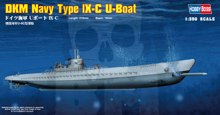 Hobby Boss 83508 German Type IX-C U-boat 1:350