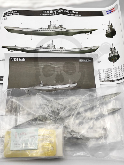 Hobby Boss 83508 German Type IX-C U-boat 1:350