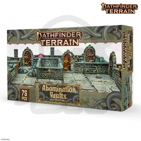 Abomination Vaults Half-Height walls tereny do gier bitewnych i RPG