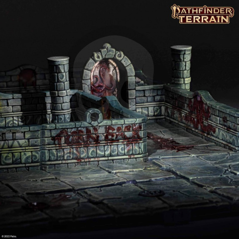 Abomination Vaults Half-Height walls tereny do gier bitewnych i RPG