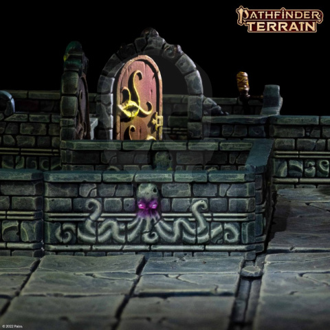 Abomination Vaults Half-Height walls tereny do gier bitewnych i RPG