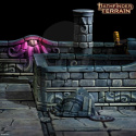 Abomination Vaults Half-Height walls tereny do gier bitewnych i RPG