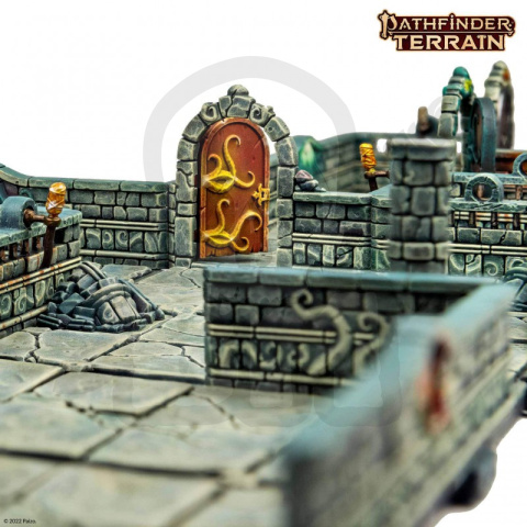 Abomination Vaults Half-Height walls tereny do gier bitewnych i RPG