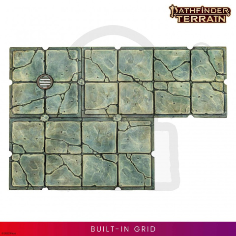 Abomination Vaults Half-Height walls tereny do gier bitewnych i RPG