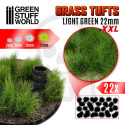 Grass Tufts - 22mm self-adhesive - XXL Light Green