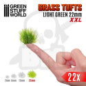 Grass Tufts - 22mm self-adhesive - XXL Light Green