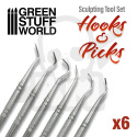 6x Hook and Pick tool Set