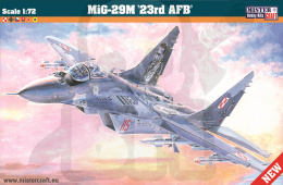Mistercraft D-22 MIG-29M 23rd AFB w polskich barwach z godłem dywizjonu 303 + Horbaczewski 1:72