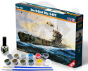 Mistercraft D-290 Das U-Boot VIIC U-617 1:400 + farbki 2 pędzelki klej
