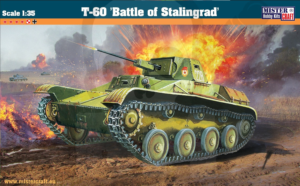 Mistercraft E-04 T-60 Battle of Stalingrad 1:35
