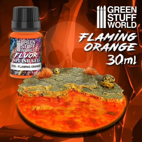 Splash Gel Flamming Orange żel akrylowy 30ml