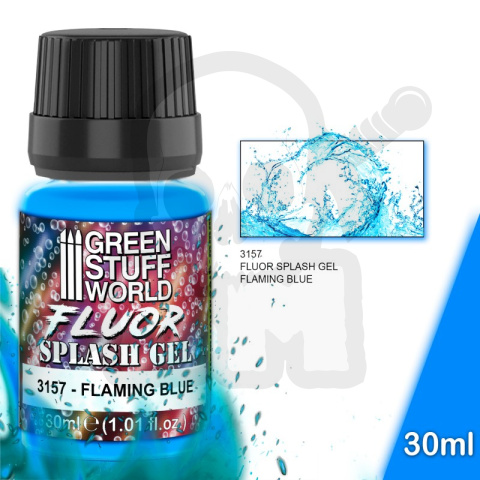 Splash Gel Flamming Blue żel akrylowy 30ml