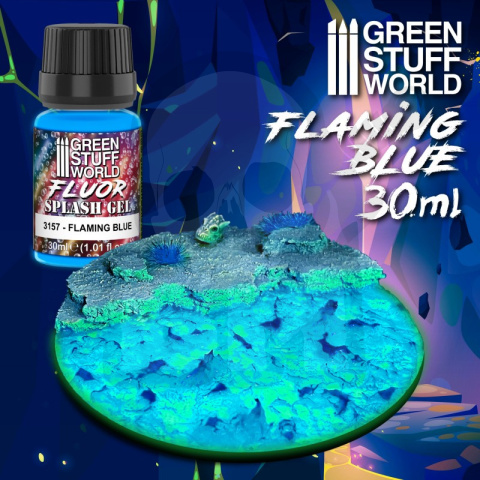 Splash Gel Flamming Blue żel akrylowy 30ml