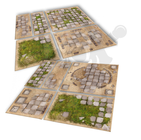 e-Raptor RPG Modular Map RUINS - Mapa Ruiny
