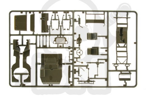 1:35 Willys MB Jeep with Trailer