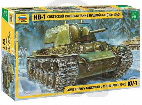 1:35 Soviet heavy tank KW-1 KV-1 Mod.1940