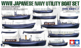 1:350 Tamiya 78026 Japanese Navy Utility Boat Set WWII
