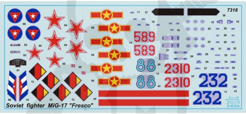 1:72 Soviet fighter Mig-17 " Fresco"