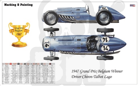 Mistercraft D-164 Talbot Lago 1:24