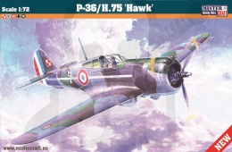 Mistercraft D-214 Curtiss P-36/H.75 Hawk 1:72