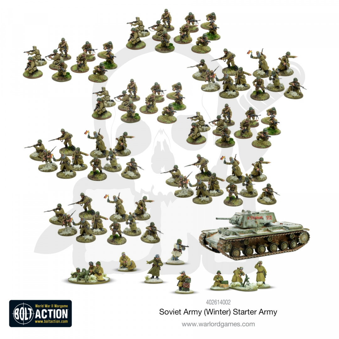Bolt Action Soviet Army (Winter) starter army