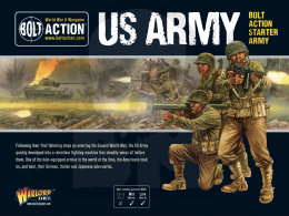 Bolt Action US Army starter army