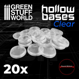 Hollow Plastic Bases Transparent