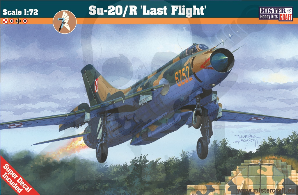 Mistercraft D-13 Su-20R Last Flight 1:72 zestaw: model farby pędzelki i klej