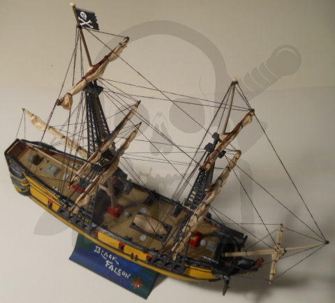 Mistercraft F-61 Pirate Ship Blac Falcon 1:120