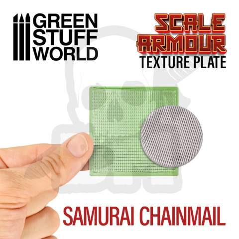 Texture Plate - Samurai Chainmail płytka do odciskania tekstur zbroi