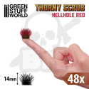 Thorny Scrubs - 14mm self-adhesive - Hellhole Red