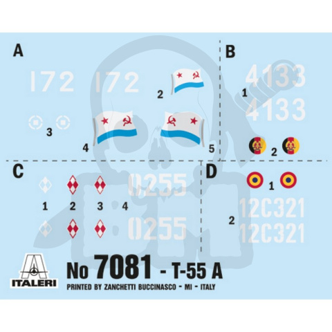 1:72 T-55A Medium Battle Tank (PL wersja)