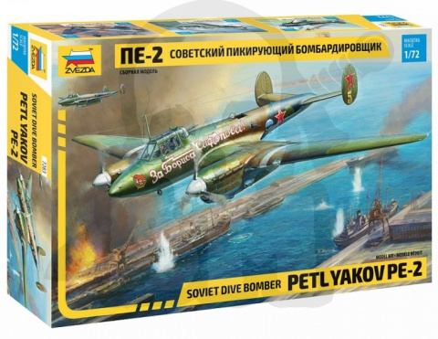 1:72 Soviet Dive Bomber Petlyakov Pe-2