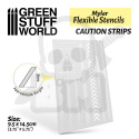 Elastyczne szablony Flexible Stencils - Caution Strips (ok. 5mm)