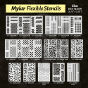 Flexible Stencils - Harlequin M (9x5mm)