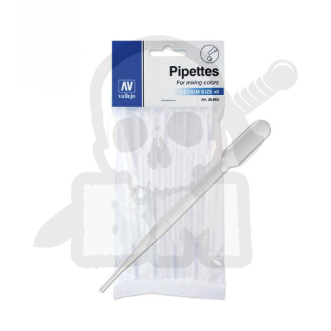 Vallejo 26003 Pipeta średnia 3ml pipety 8 szt.