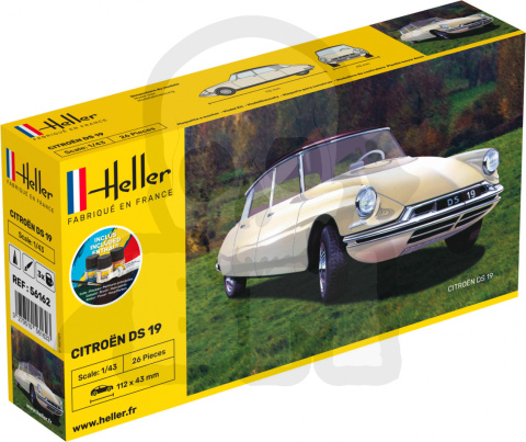 Heller 56162 Starter Set Citroen DS 19 1:43