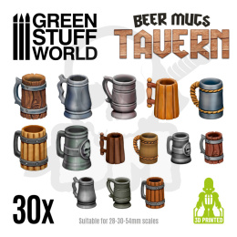 Resin Beer Mugs - Tavern