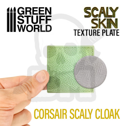 Texture Plate - Corsair Scaly Cloak - scale 1/54 (32mm) to 1/32 (54mm)