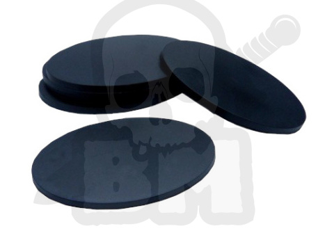 Plastic Oval Base 75x42mm podstawki pod figurki 6 szt.